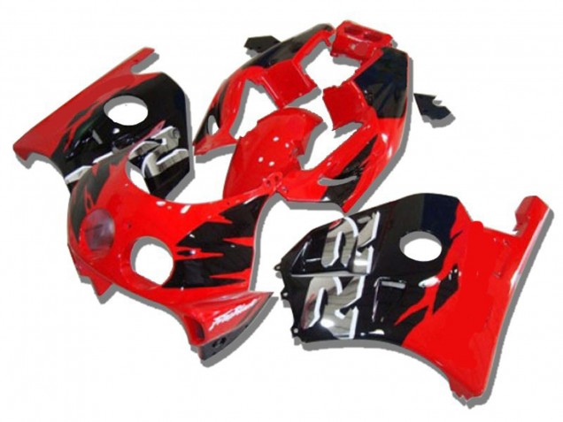 1990-1998 Red Black Silver RR Honda CBR250RR Fairings Canada 1990-1998 Red Black Silver RR Honda CBR250RR Fairings Canada