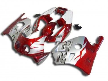 1990-1998 Silver Red and White Honda CBR250RR Fairings Canada