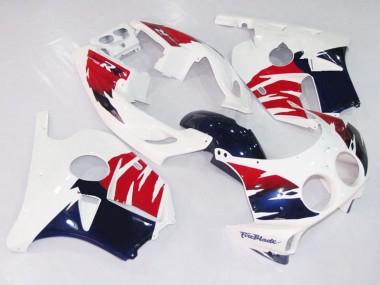 1990-1998 White Red and Blue Honda CBR250RR Fairings Canada