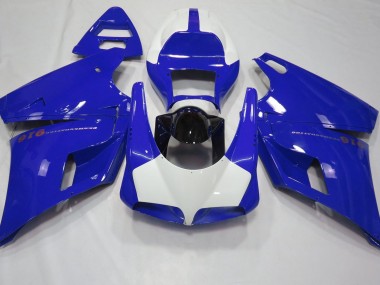 1993-2005 Gloss Blue & White Ducati 996 748 916 998 Fairings Canada