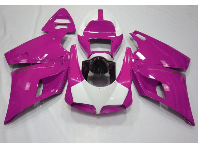 1993-2005 Gloss Pink & White Ducati 996 748 916 998 Fairings Canada 1993-2005 Gloss Pink & White Ducati 996 748 916 998 Fairings Canada