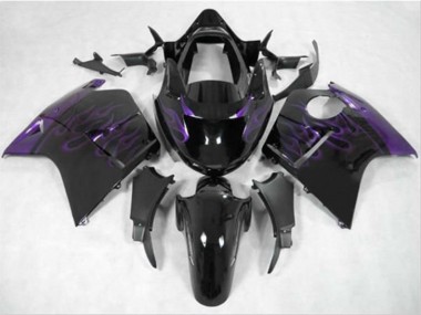 1996-2007 Dark Purple Flame Honda CBR1100XX Fairings Canada
