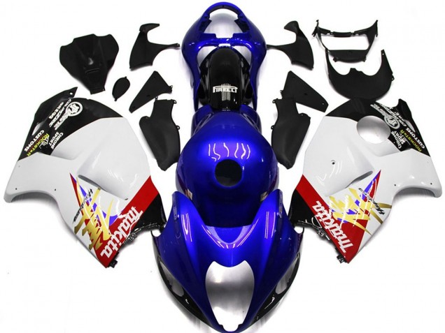1997-2007 Blue and White Custom Logo w black Suzuki GSXR 1300 Fairings Canada 1997-2007 Blue and White Custom Logo w black Suzuki GSXR 1300 Fairings Canada
