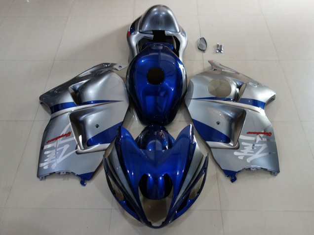 1997-2007 Deep Blue & Silver Suzuki GSXR 1300 Fairings Canada
