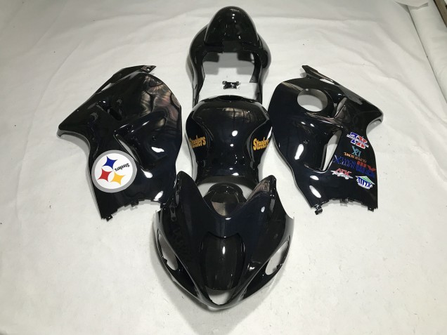 1997-2007 Gloss Black Team Logo Suzuki GSXR 1300 Fairings Canada