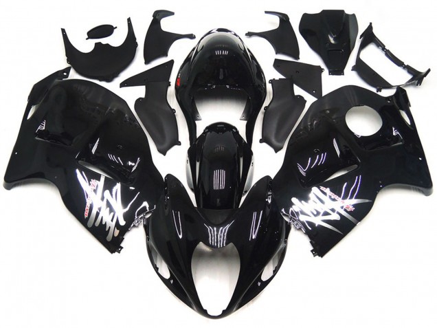 1997-2007 Gloss Black w Silver Decals Suzuki GSXR 1300 Fairings Canada