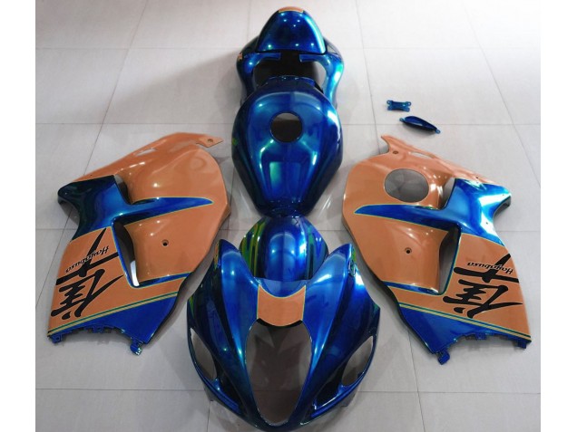 1997-2007 Gloss Blue and Desert Tan Suzuki GSXR 1300 Fairings Canada