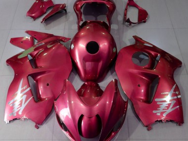 1997-2007 Gloss Red & Silver Logo Suzuki GSXR 1300 Fairings Canada