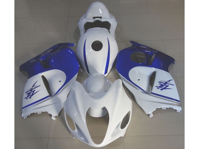 1997-2007 Gloss White & Deep Blue Suzuki GSXR 1300 Fairings Canada