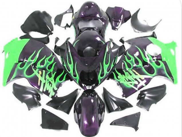 1997-2007 Green Flame Suzuki GSXR 1300 Fairings Canada 1997-2007 Green Flame Suzuki GSXR 1300 Fairings Canada