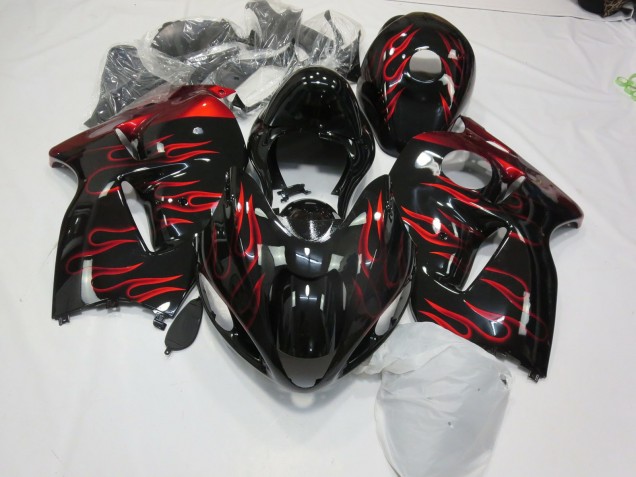 1997-2007 Red Flame Suzuki GSXR 1300 Fairings Canada 1997-2007 Red Flame Suzuki GSXR 1300 Fairings Canada