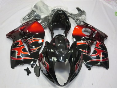1997-2007 Red Swirl Suzuki GSXR 1300 Fairings Canada