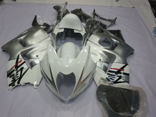 1997-2007 Silver White Suzuki GSXR 1300 Fairings Canada 1997-2007 Silver White Suzuki GSXR 1300 Fairings Canada