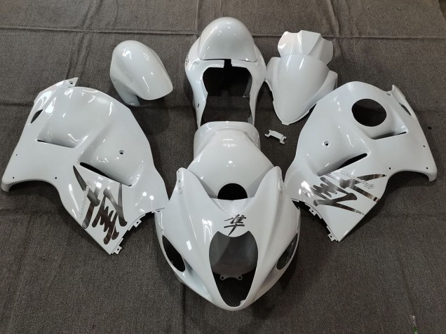 1997-2007 White Gloss OEM Style with Silver Decals Suzuki GSXR 1300 Fairings Canada 1997-2007 White Gloss OEM Style with Silver Decals Suzuki GSXR 1300 Fairings Canada