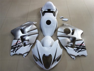 1997-2007 White & Shiny Silver Suzuki GSXR 1300 Fairings Canada