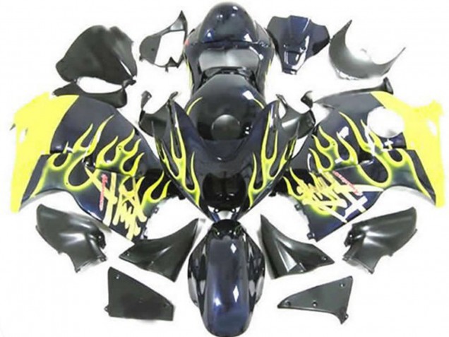 1997-2007 Yellow Flame Suzuki GSXR 1300 Fairings Canada