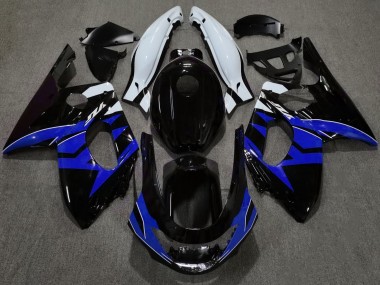 1998-2007 Gloss Black Blue and White Yamaha YZF600 Fairings Canada