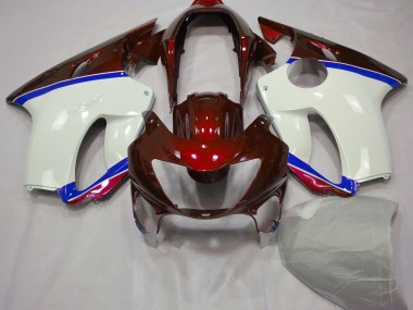 1999-2000 Deep Red and Blue Honda CBR600 F4 Fairings Canada