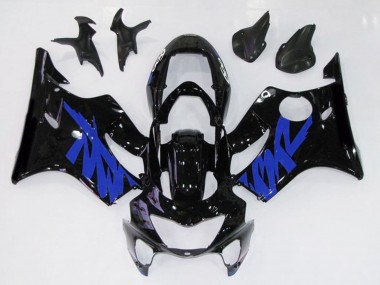 1999-2000 Gloss Black & Blue Honda CBR600 F4 Fairings Canada