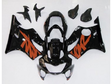 1999-2000 Gloss Black & Orange Honda CBR600 F4 Fairings Canada