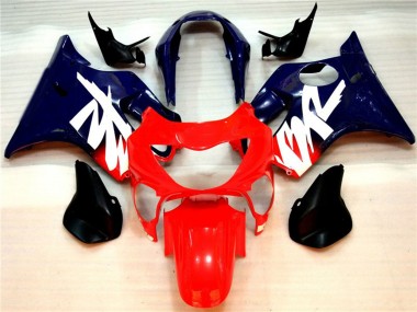 1999-2000 Gloss Red and Blue Honda CBR600 F4 Fairings Canada