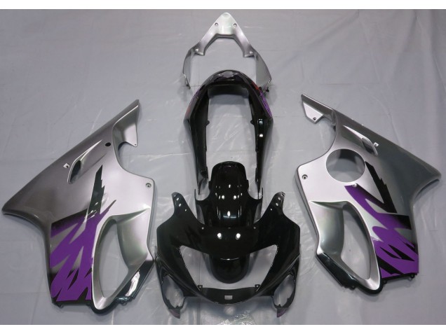 1999-2000 Gloss Silver & Purple Honda CBR600 F4 Fairings Canada