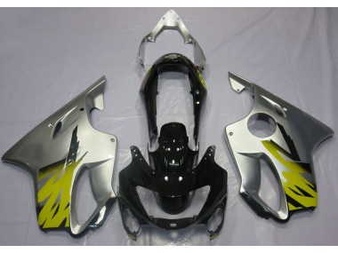 1999-2000 Silver Yellow and Black Honda CBR600 F4 Fairings Canada