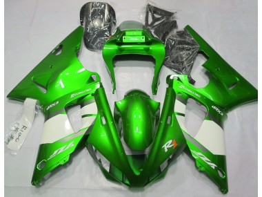 2000-2001 Electric Green & White Yamaha R1 Fairings Canada