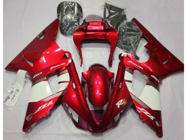 2000-2001 Fire Red & White Yamaha R1 Fairings Canada