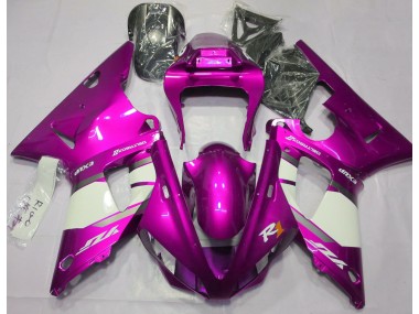 2000-2001 Hot Pink & White Yamaha R1 Fairings Canada
