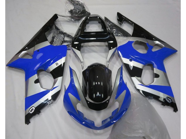 2000-2002 Blue Silver OEM Style Suzuki GSXR 1000 Fairings Canada