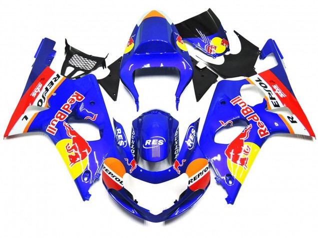 2000-2002 Custom Red Bull Style OEM style Kit Suzuki GSXR 1000 Fairings Canada