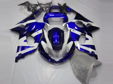 2000-2002 Gloss Blue & White Suzuki GSXR 1000 Fairings Canada