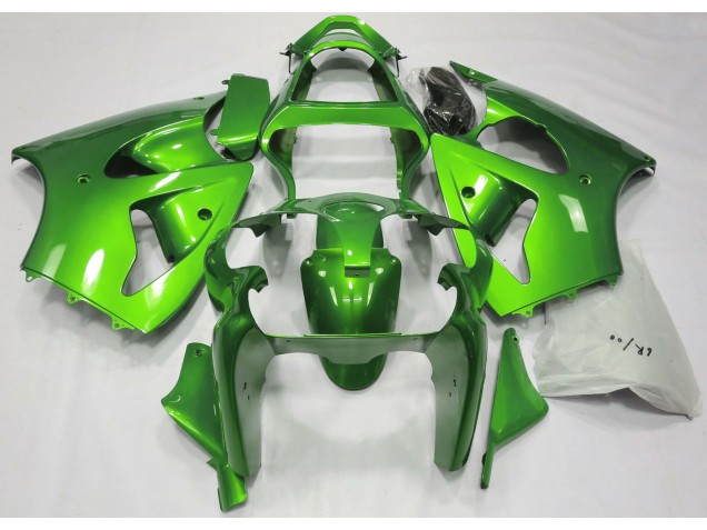 2000-2002 Metallic Green Kawasaki ZX6R Fairings Canada 2000-2002 Metallic Green Kawasaki ZX6R Fairings Canada
