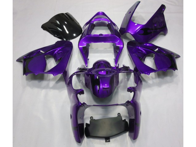 2000-2002 Metallic Purple Kawasaki ZX6R Fairings Canada