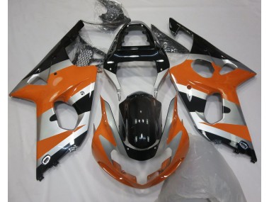 2000-2002 Orange Silver OEM Style Suzuki GSXR 1000 Fairings Canada