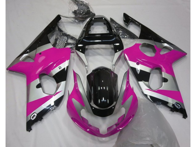 2000-2002 Pink Silver OEM Style Suzuki GSXR 1000 Fairings Canada