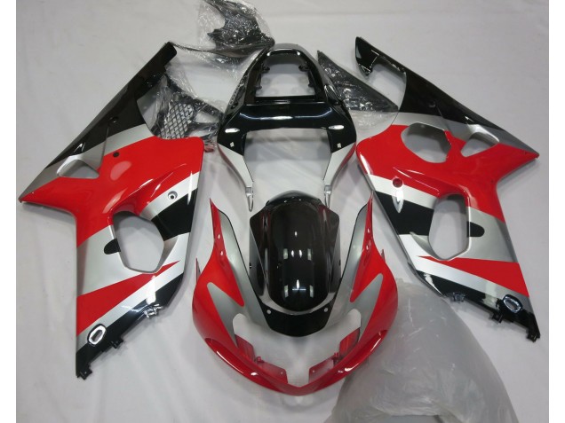 2000-2002 Red Silver OEM Style Suzuki GSXR 1000 Fairings Canada 2000-2002 Red Silver OEM Style Suzuki GSXR 1000 Fairings Canada
