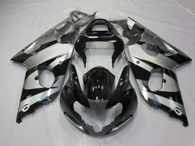 2000-2002 Silver and Black Suzuki GSXR 1000 Fairings Canada 2000-2002 Silver and Black Suzuki GSXR 1000 Fairings Canada