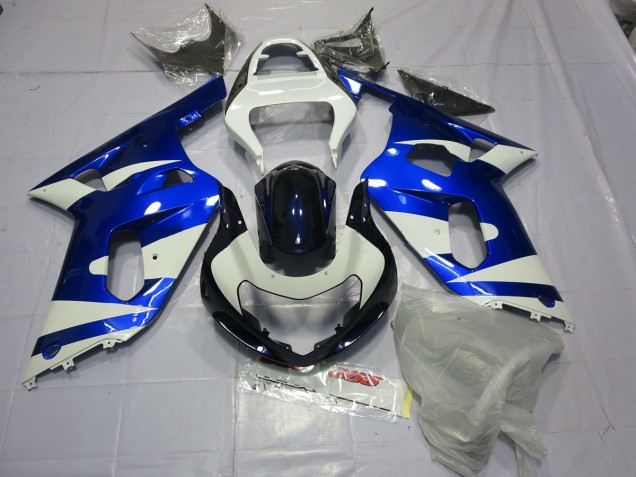 2001-2003 Blue and White Suzuki GSXR 600-750 Fairings Canada 2001-2003 Blue and White Suzuki GSXR 600-750 Fairings Canada