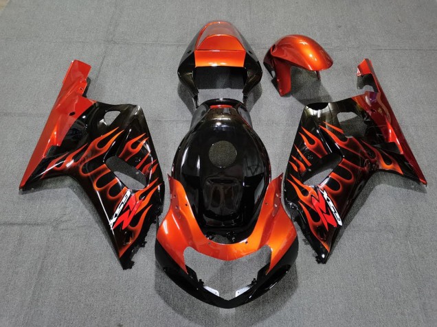 2001-2003 Gloss Black and Orange Suzuki GSXR 600-750 Fairings Canada 2001-2003 Gloss Black and Orange Suzuki GSXR 600-750 Fairings Canada