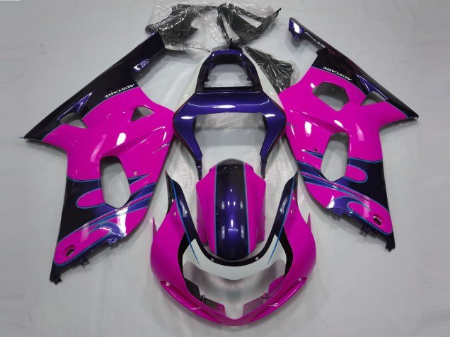 2001-2003 Gloss Pink and Blue Suzuki GSXR 600-750 Fairings Canada 2001-2003 Gloss Pink and Blue Suzuki GSXR 600-750 Fairings Canada