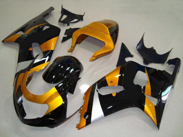2001-2003 Gold and Black Suzuki GSXR 600-750 Fairings Canada
