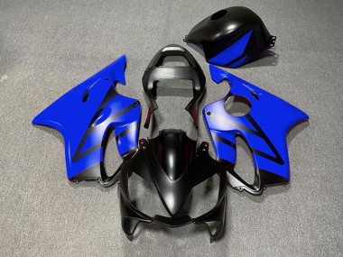 2001-2003 Matte Black and Blue Honda CBR600 F4i Fairings Canada