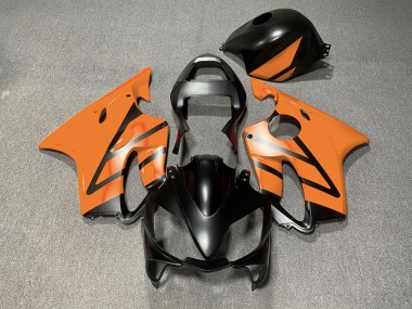 2001-2003 Matte Black and Orange Honda CBR600 F4i Fairings Canada