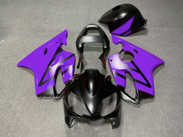 2001-2003 Matte Black and Purple Honda CBR600 F4i Fairings Canada 2001-2003 Matte Black and Purple Honda CBR600 F4i Fairings Canada