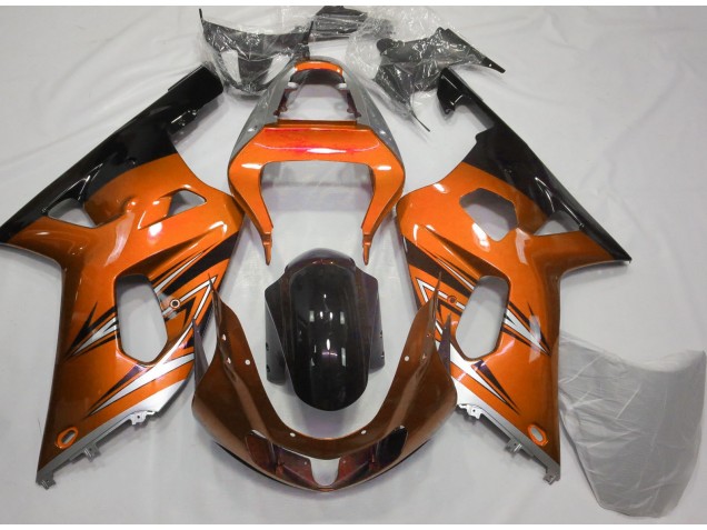 2001-2003 Orange and Silver Suzuki GSXR 600-750 Fairings Canada 2001-2003 Orange and Silver Suzuki GSXR 600-750 Fairings Canada