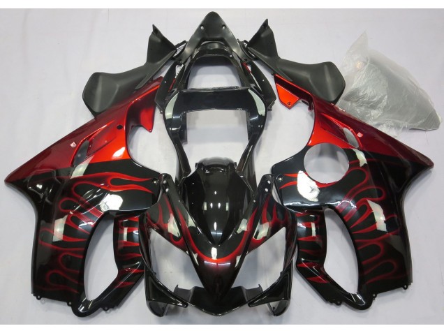 2001-2003 Red Flame Honda CBR600 F4i Fairings Canada 2001-2003 Red Flame Honda CBR600 F4i Fairings Canada