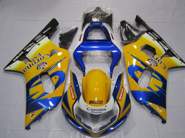 2001-2003 Yellow Corona Suzuki GSXR 600-750 Fairings Canada 2001-2003 Yellow Corona Suzuki GSXR 600-750 Fairings Canada