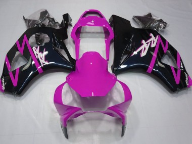 2002-2003 Gloss Black and Pink Honda CBR954 Fairings Canada